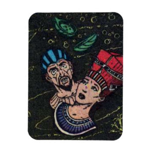 Magnet Flexible 40s Horreur bandes dessinées vintages ancien, cl