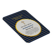 Magnet Flexible 45e anniversaire d'Ordination Prêtre Sapphire Or (Côté Droit)