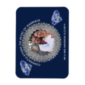 Magnet Flexible 45e anniversaire du Mariage - AJOUTER PHOTO Sapphi (Vertical)