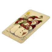 Magnet Flexible 4924 Noël des Snowmen (Côté Gauche)