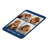 Magnet Flexible 4 Collage de photos - vous pouvez changer la coule (Côté Gauche)