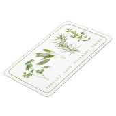 Magnet Flexible 4 HERBES FRAÎCHES 4x6 Aimant flexible (Côté Gauche)