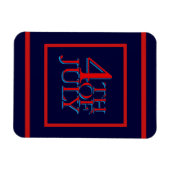 MAGNET FLEXIBLE 4 JUILLET - (Horizontal)