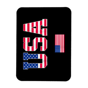 Magnet Flexible 4 juillet Chemise USA Patriotique US American Drap
