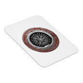 Magnet Flexible [500] Vegvisir - Viking Silver Magic Runic Compass (Côté Droit)