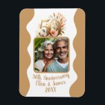 Magnet Flexible 50e anniversaire de Mariage d'or photo Keepsaké<br><div class="desc">Cet aimant customisé est la façon parfaite de célébrer votre jalon mariage avec votre photo personnalisée préférée pour un souvenir intemporel pour les années à venir.</div>