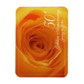 Magnet Flexible 50e anniversaire de Mariage d'or rose mari/femme (Vertical)