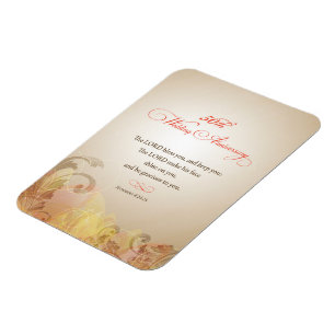 Magnet Flexible 50e anniversaire de mariage, que le Seigneur bénis