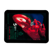 Magnet Flexible 5 Gran Premio Poster de moto Internat'l (Horizontal)