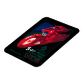 Magnet Flexible 5 Gran Premio Poster de moto Internat'l (Côté Gauche)