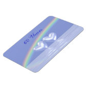 Magnet Flexible 60e anniversaire Coeurs de diamants (Côté Gauche)