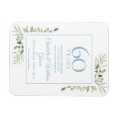 Magnet Flexible 60e anniversaire du Mariage Sauvez la date de la v (Horizontal)