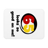 Magnet Flexible 65 Semble si bon sur moi T-shirts et cadeaux (Horizontal)