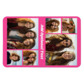 Magnet Flexible 6 Collage de photos Texte facultatif — CAN Edit Co (Horizontal)