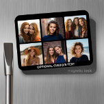 Magnet Flexible 6 Collage de photos Texte facultatif — CAN Edit Co<br><div class="desc">Ajoutez vos photos préférées à ce modèle amusant. Vous pouvez utiliser des photos carrés ou n'importe quelle photo pour cette grille.</div>