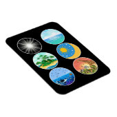 Magnet Flexible 6 Jours de création - Genèse 1-2 Enseignant scolai (Côté Droit)