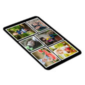 Magnet Flexible 6 Photo Collage noir Créez votre propre réfrigérat (Côté Droit)