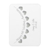 Magnet Flexible 6e anniversaire mariage de fer cadeau (Vertical)