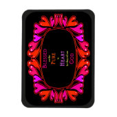 Magnet Flexible 6ème Béatitude - Bienheureux Pure dans le Coeur (Vertical)