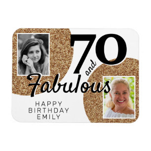 Magnet Flexible 70 et Fabulous Gold Parties scintillant 2 Photo 70