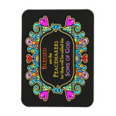 Magnet Flexible 7ème Béatitude - Heureux sont les Peacemakers (Vertical)