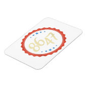 Magnet Flexible 86 47 Anti Trump drôle (Côté Gauche)