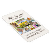 Magnet Flexible 8 gardiens de photos de famille connectés par coeu (Côté Droit)