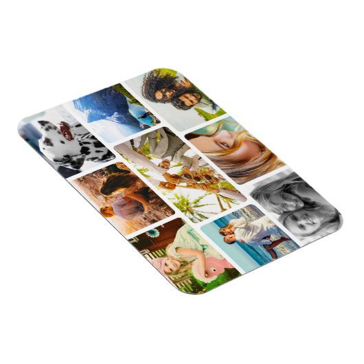 Magnet Flexible 9 Photo Template Rond Collage Magneet (Rechterzijde)