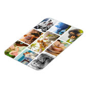 Magnet Flexible 9 Photo Template Rond Collage Magneet (Linkerzijde)