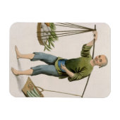 Magnet Flexible A Boy with Vegetables, plate 54 from 'The Costumes (Horizontal)