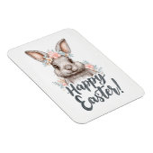 Magnet Flexible A charming painted Eastera cute bunny (Côté Droit)