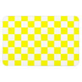 Magnet Flexible À damiers jaune (Horizontal)