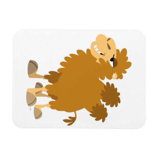 Magnet flexible à deux branches caramélisé mignon (Horizontal)