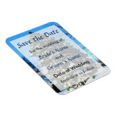 Magnet Flexible À feuillage persistant en hiver Enregistrer la dat (Côté Droit)