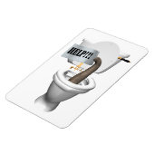Magnet Flexible À l'aide ! Coincé dans Toilet (Côté Gauche)
