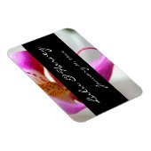 Magnet Flexible À l'intérieur d'une Orchidée blanche Mariage perso (Côté Droit)