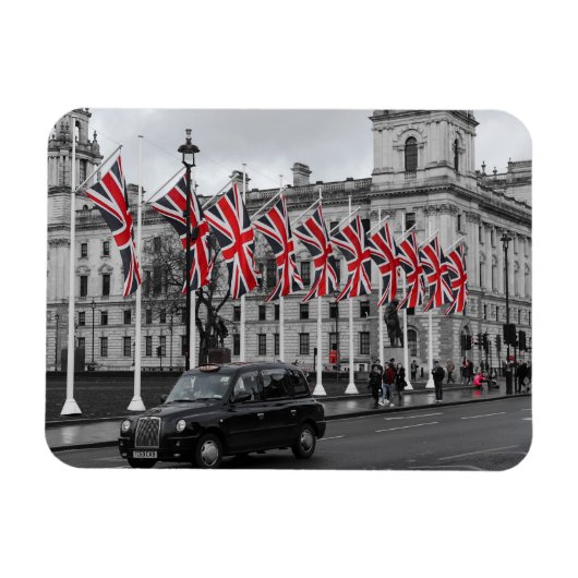 Magnet Flexible A London Scene picture Souvenir (Horizontal)