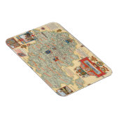 Magnet Flexible A Map of Yorkshire : Riding Ouest (Côté Droit)