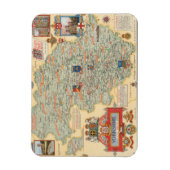 Magnet Flexible A Map of Yorkshire : Riding Ouest (Vertical)