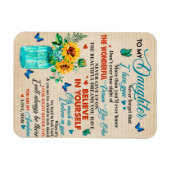 Magnet Flexible À Mon Cadeau Fille, Amant Papillon, Cadeau Tournes (Horizontal)