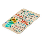 Magnet Flexible À Mon Cadeau Fille, Amant Papillon, Cadeau Tournes (Côté Gauche)