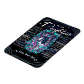 Magnet Flexible À Mon Cadeau Fille, Lettre À La Fille De Papa (Côté Gauche)