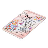 Magnet Flexible À Mon Cadeau Tante, Cadeau Papillon De La Nièce (Côté Gauche)