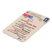 Magnet Flexible À Mon Fils Don, Maman Et Fils, Lettre D'Amour À So (Côté Gauche)