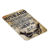 Magnet Flexible À mon mari | Cadeau Anniversaire Au Mari | (Côté Droit)