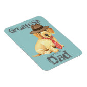 Magnet Flexible À poils durs Dachshund Papa (Côté Droit)