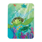 Magnet Flexible A Sea Turtle (Vertical)