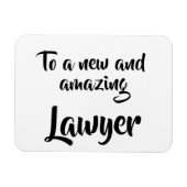 Magnet Flexible À une nouvelle et extraordinaire carte de diplôme  (Horizontal)