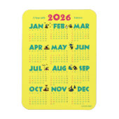 Magnet Flexible A Year with Toucans: Calendar 2026-Yマグネットカード (Vertical)