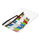 Magnet Flexible Abacus, oeuvre d'ordinateur. (Côté Gauche)
